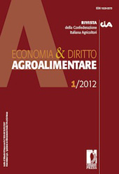 Economia e diritto agroalimentare