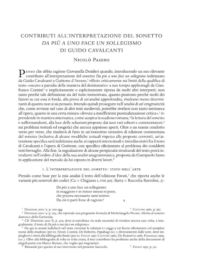 Da Più A Uno Face Un Sollegismo Parafrasi