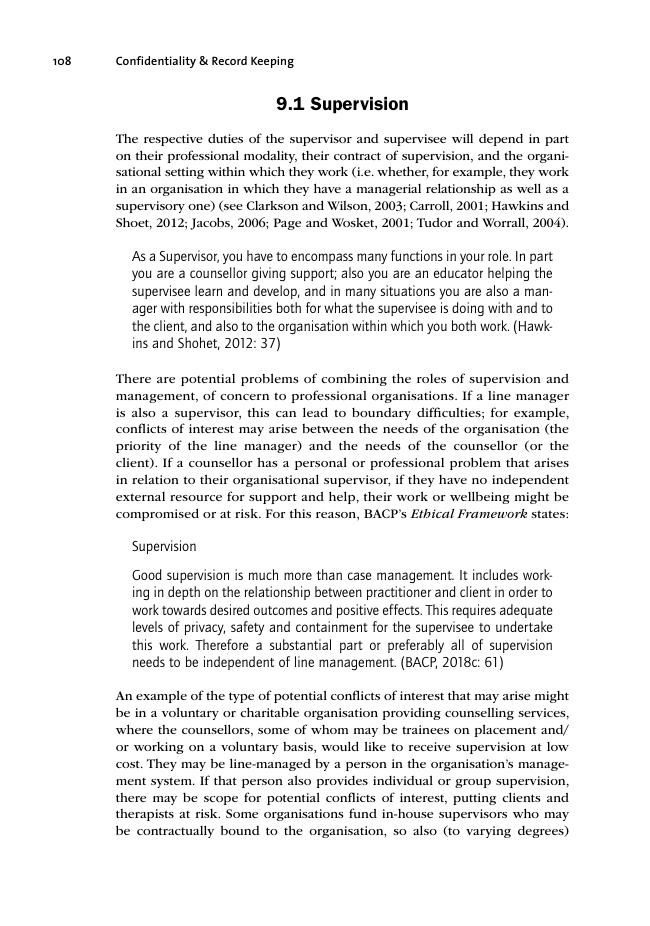 Confidentiality & Record Keeping in Counselling & Psychotherapy